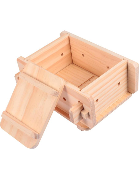 Prensa de Tofu DOITOOL de Madera 22x19x10cm Herramienta Manual
