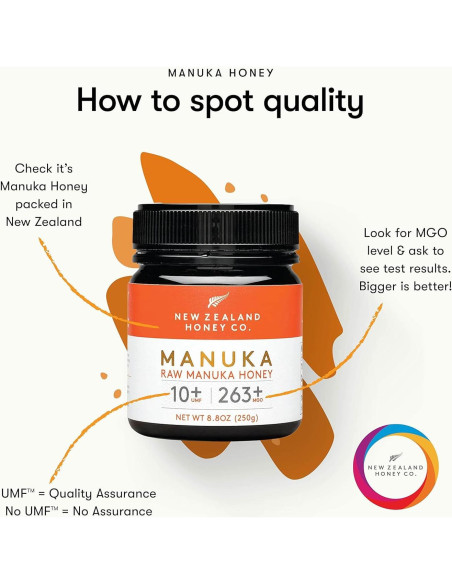 Miel Cruda de Manuka UMF 10+ New Zealand Honey Co. 250g