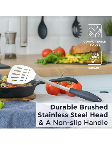 Espátula de Cocina Deiss PRO de Acero Inoxidable 36.8 cm