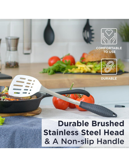 Espátula de Cocina Deiss PRO de Acero Inoxidable 36.8 cm