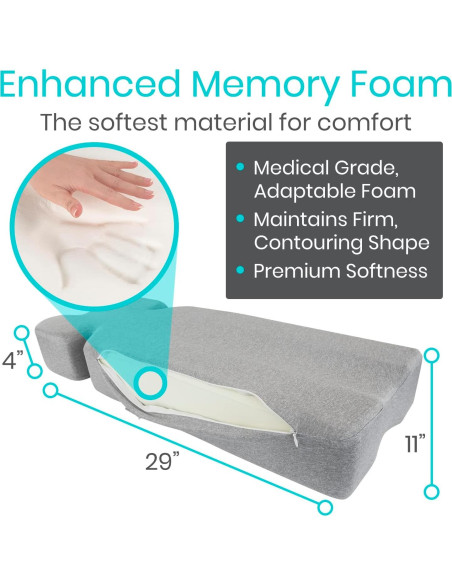 Almohada para Rodillas Xtra-Comfort de Espuma Viscoelástica