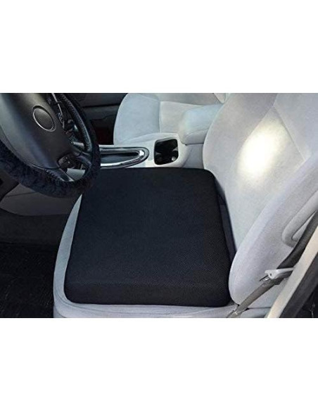 Cojín de Asiento Portátil Cozy BoSpin Espuma Viscoelástica Negro