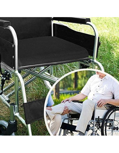 Cojín de Asiento Portátil Cozy BoSpin Espuma Viscoelástica Negro