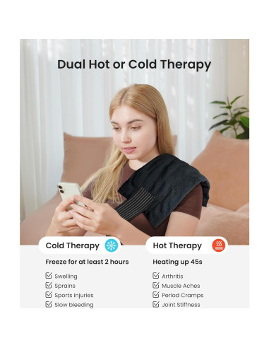 Paquete de Hielo Extra Grande Koonie para Espalda - Reutilizable