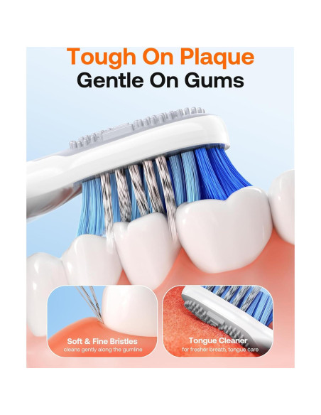 Cepillo de Dientes Eléctrico Bitvae H1D2 Ultrasónico 5 Modos
