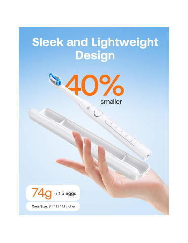 Cepillo de Dientes Eléctrico Bitvae H1D2 Ultrasónico 5 Modos