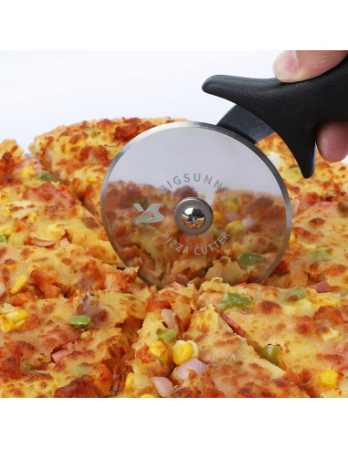 Cortador de Pizza MSY BIGSUNNY 10cm Acero Inoxidable Afilado