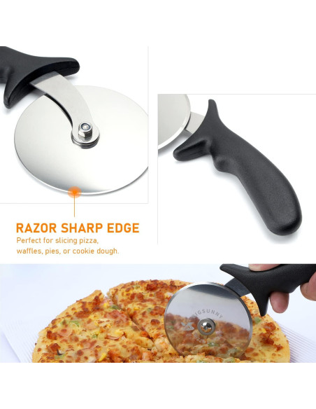 Cortador de Pizza MSY BIGSUNNY 10cm Acero Inoxidable Afilado