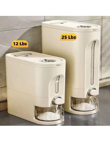 Dispensador de Arroz ChengHe 5.4 kg con Taza Medidora