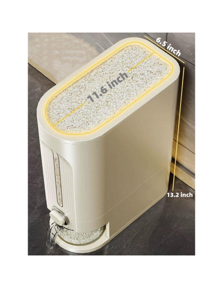 Dispensador de Arroz ChengHe 5.4 kg con Taza Medidora