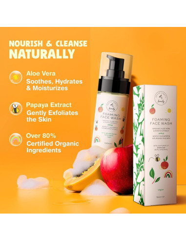 Jabón Espumoso Orgánico Marili Skincare 156 ml Manzana