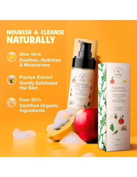 Jabón Espumoso Orgánico Marili Skincare 156 ml Manzana