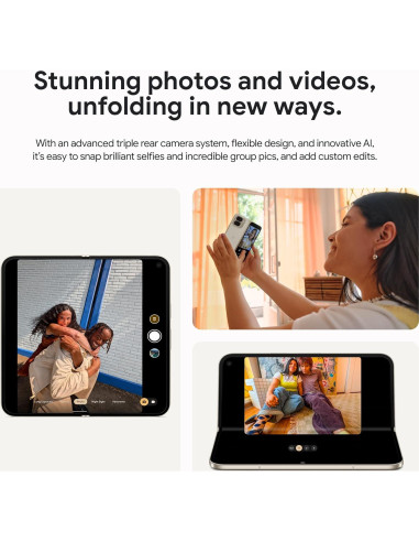 Google Pixel 9 Pro Fold - Teléfono Plegable 256GB Obsidiana