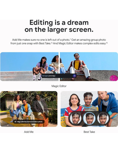 Google Pixel 9 Pro Fold - Teléfono Plegable 256GB Obsidiana