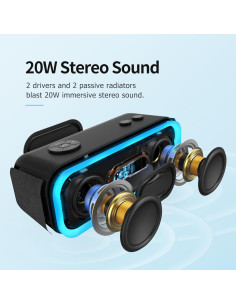 Altavoz Bluetooth DOSS SoundBox Pro 20W Impermeable IPX6 2
