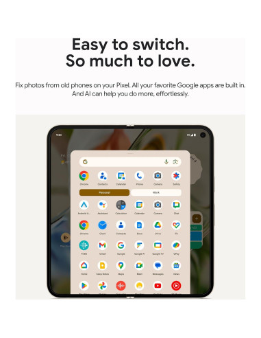 Google Pixel 9 Pro Fold - Teléfono Plegable 256GB Obsidiana