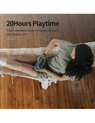 Altavoz Bluetooth DOSS SoundBox Pro 20W Impermeable IPX6