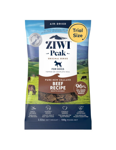Comida Deshidratada para Perros ZIWI Peak - Carne de Res 99g