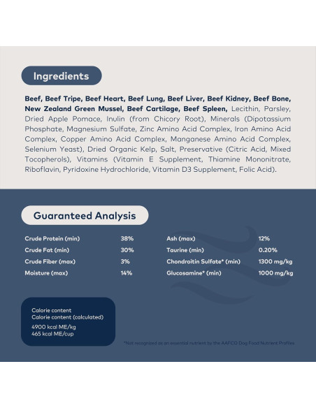 Comida Deshidratada para Perros ZIWI Peak - Carne de Res 99g