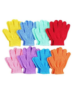 Guantes Exfoliantes de Ducha CVNDKN - 16 Piezas Doble Cara