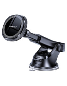 Soporte Magnético para Coche Wiiki-Tech MagSafe Negro - 17 Imanes