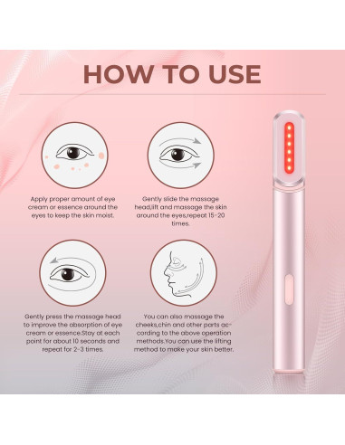 Varita de Terapia de Luz 4 en 1 Londxin - Cuidado Facial LED