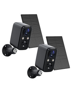 Cámara de Seguridad Inalámbrica FOAOOD DF220 con Solar IP66