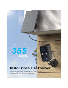 Cámara de Seguridad Inalámbrica FOAOOD DF220 con Solar IP66 2