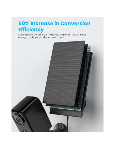 Cámara de Seguridad Inalámbrica FOAOOD DF220 con Solar IP66