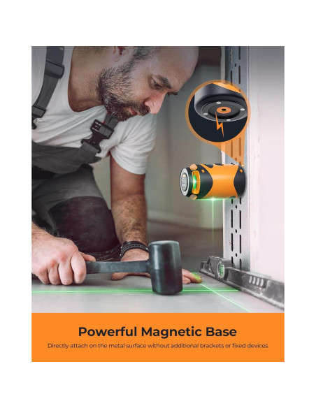 Nivel Láser 360 CIGMAN CM-505 con Trípode y Batería