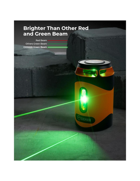 Nivel Láser 360 CIGMAN CM-505 con Trípode y Batería