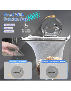 Cesta de Filtro de Desagüe Mamakura Acero Inoxidable 13x19cm 2