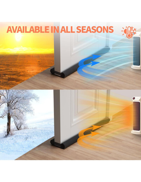 Tapón de Draft BKSAI 71-81cm Negro Aislamiento Acústico