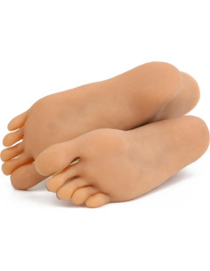 Pie de Maniquí Femenino Resafy 1:1 Silicona Realista 37 cm 2