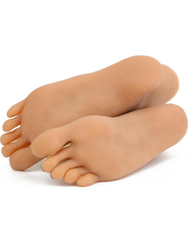 Pie de Maniquí Femenino Resafy 1:1 Silicona Realista 37 cm