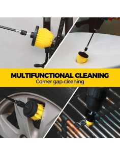 Holikme 6 Cepillos de Taladro para Limpieza de Superficies 2