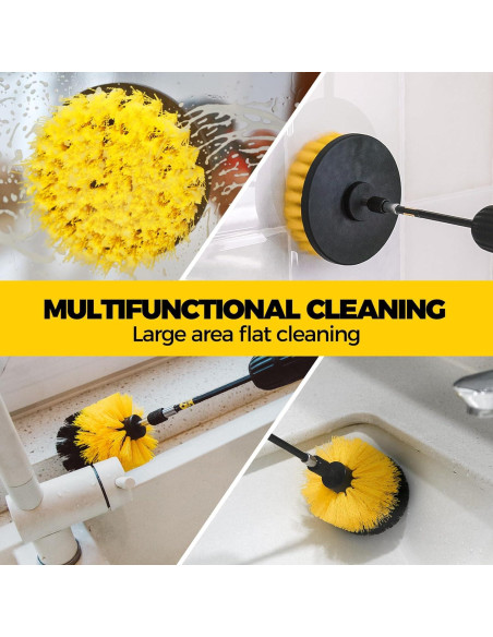 Holikme 6 Cepillos de Taladro para Limpieza de Superficies