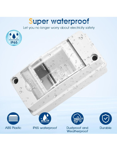 Caja de Protección Eléctrica Impermeable XINYIELE IP65 5.3x8.9x11.9 cm