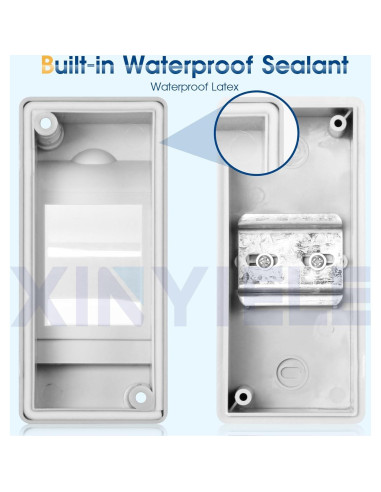 Caja de Protección Eléctrica Impermeable XINYIELE IP65 5.3x8.9x11.9 cm