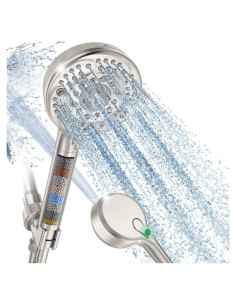 Cabezal de Ducha Filtrado SunCleanse con 9 Modos y Filtro