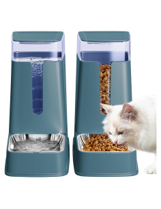 Dispensador automático de comida y agua Meowyoyo 3.5L Cian