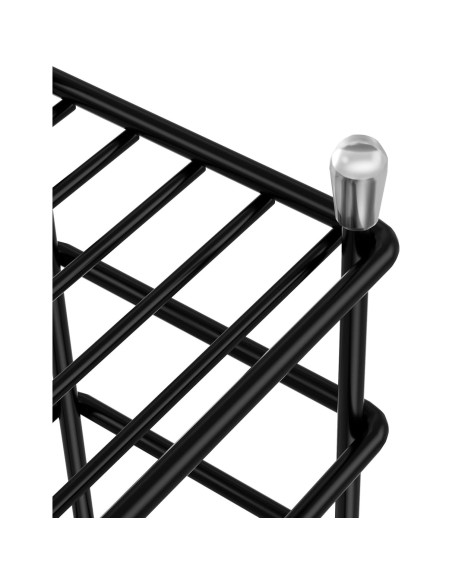 Soporte para Cepillos de Dientes HBlife Mediano Acero Inoxidable Negro