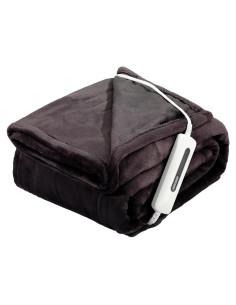 Manta eléctrica calefaccionada JIAMEIDING 127x152 cm Marrón