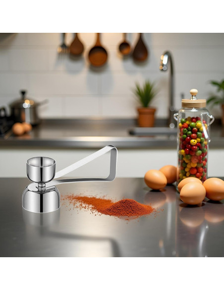 Abridor de cáscara de huevo ZhangyiHot, acero inoxidable, manual