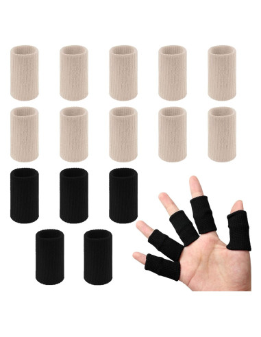 20 Protectores de Dedos Fantye - Férulas Elásticas para Artritis