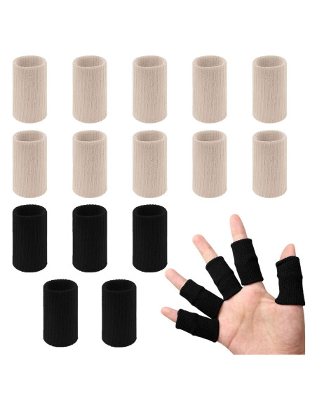 20 Protectores de Dedos Fantye - Férulas Elásticas para Artritis