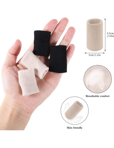 20 Protectores de Dedos Fantye - Férulas Elásticas para Artritis