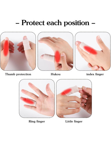 20 Protectores de Dedos Fantye - Férulas Elásticas para Artritis