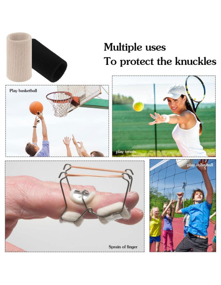 20 Protectores de Dedos Fantye - Férulas Elásticas para Artritis
