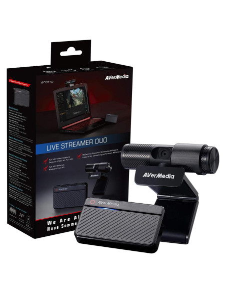 Paquete de Captura de Video AVerMedia Live Streamer DUO 1080p
